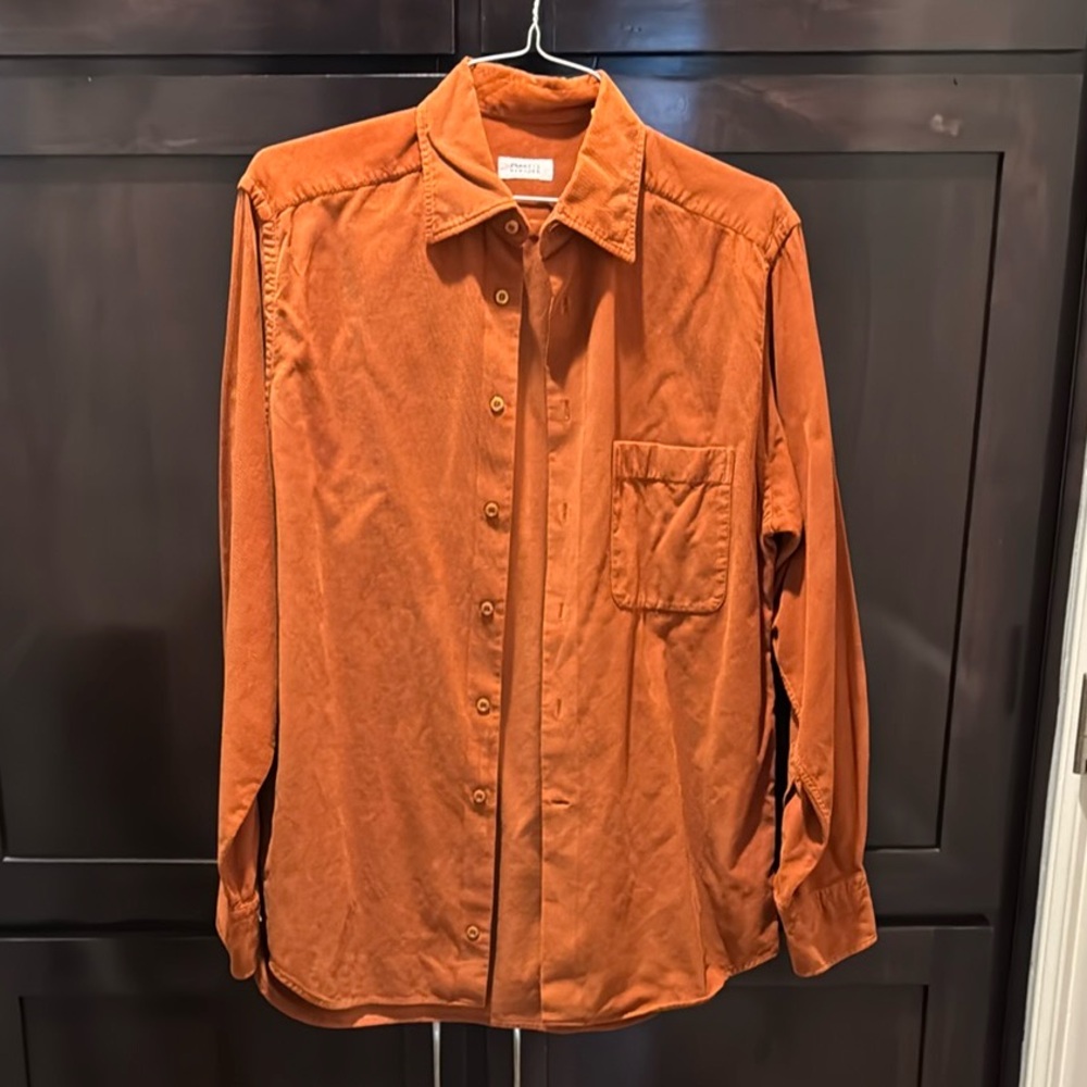 Barney’s  Rust Button-Up Shirt